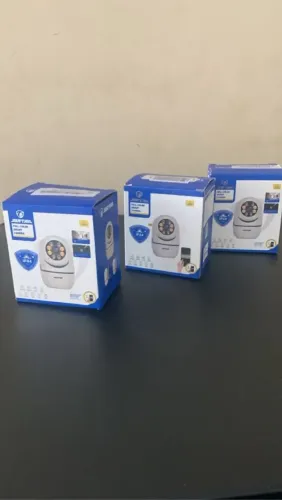 Câmera de Segurança 360 Wi-fi Ip Full Hd 1080p com Visão Noturna Full Color IP44 - Nova