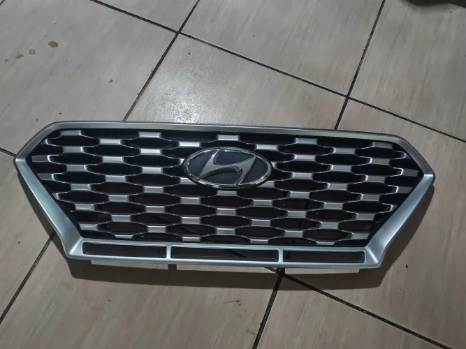 Grade dianteira do radiador Hyundai New Creta 2021 a 2024 original prata