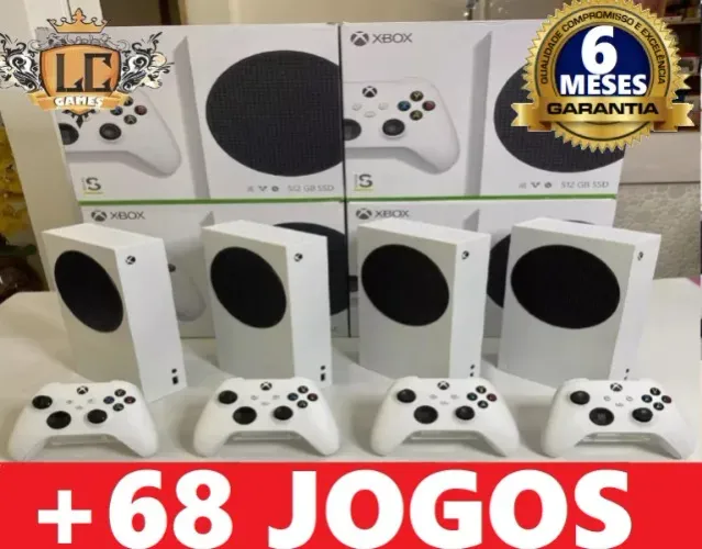 XBOX SERIES S 512GB COM 68 JOGOS + GARANTIA O6 MESES ( LOJA FISICA )