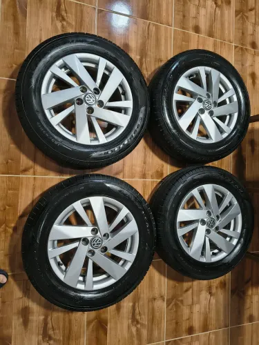 Jogo de rodas vw 5 furos