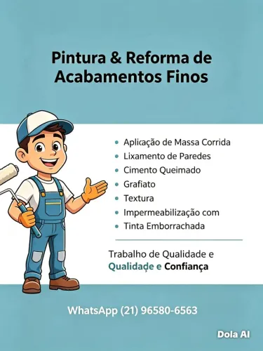 Profissional das pinturas de acabamento fino