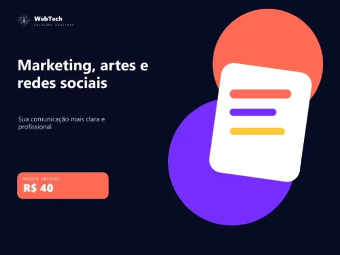 Marketing digital, artes e redes sociais