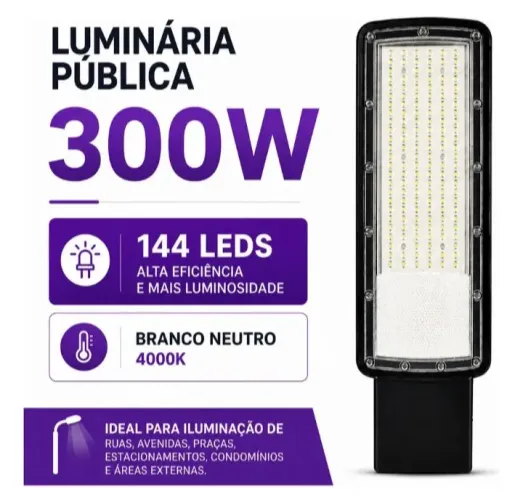 Luminária Pública 300W