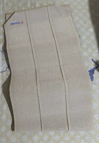 Cinta Abdominal Elástica 3 Gomos Bege