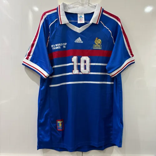 Camisa França 98 Retrô - ZIDANE 10