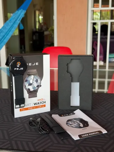 ? Smartwatch PEJE ZW04 Original ? Strava + IP68 + Pulseira Extra