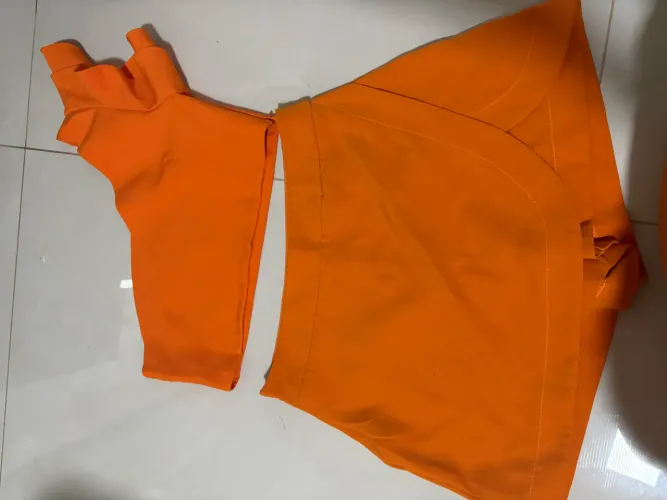 Conjunto laranja verão