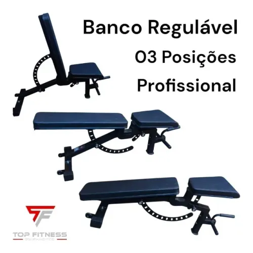 Banco Regulável 03 Posições Profissional