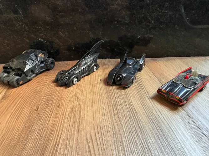 Coleção completa carros da coleção shell- carros do batman 