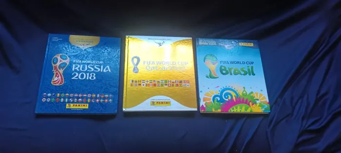 Álbuns da copa do mundo capa dura 2014-2018-2022