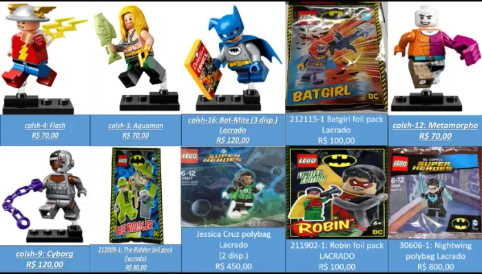 lego super heroes DC Polybags