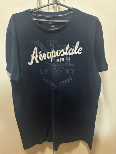 camisa aeropostale azul marinho
