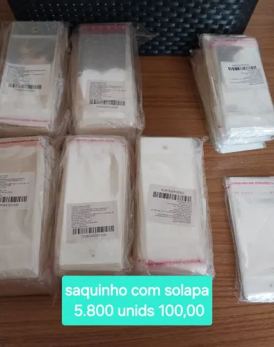 5800 Saquinhos com furo 5,5x9 