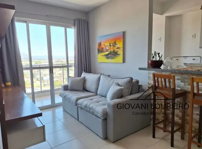 Apartamento à venda em Vila Velha-ES, Praia de Itaparica: 2 quartos, 1 suite, 1 sala, 2 ba