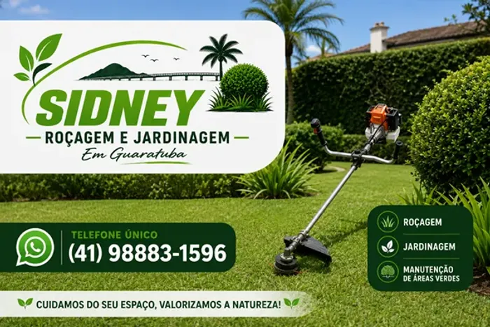 Roçagem e jardinagem em Guaratuba-PR