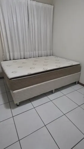 Cama box viuva + colchão (1,28x1,88)
