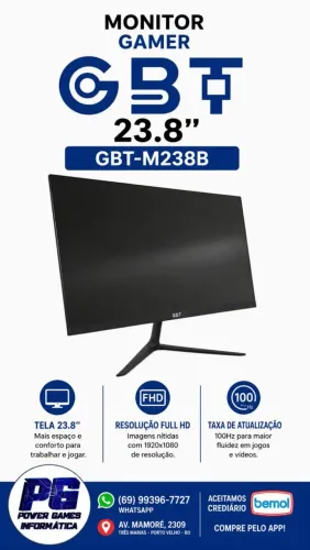 MONITOR GAMER NOVO SOMOS LOJA