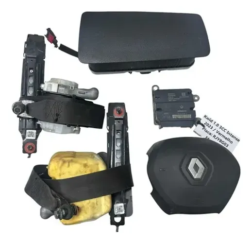 Kit Air Bag Renault Kwid 1.0 Intense 2023 Preto