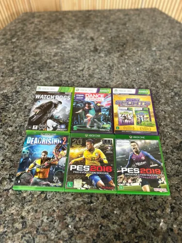 Jogos Xbox one e 360