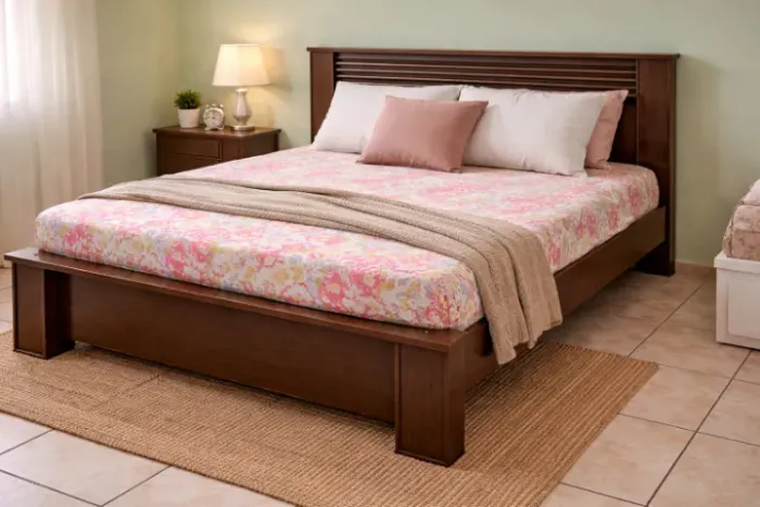 colchão casal com molas 138cm x 188cm