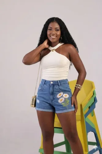 Short jeans tamanho 38