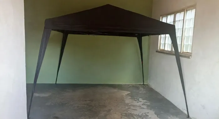 Barraca Preta Bel Gazebo Tubular 3x3x2,40 Nunca Usada