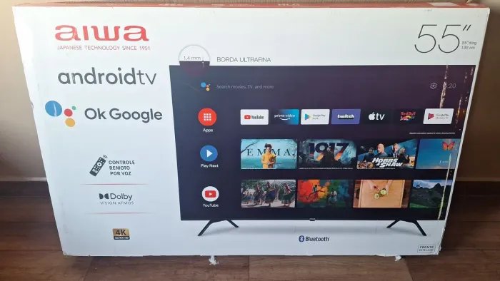 VENDE SE TV 55 P AIWA 4K ULTRA FINA
