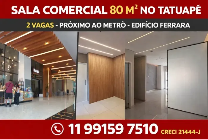 Escritório para venda possui 40 metros quadrados em Vila Gomes Cardim - São Paulo - SP