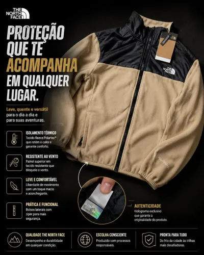 Jaqueta the north face bege