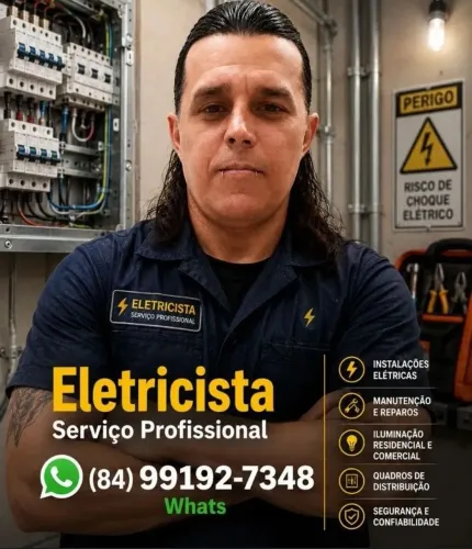 Eletricista Técnico 24 Horas (Natal e regiões)