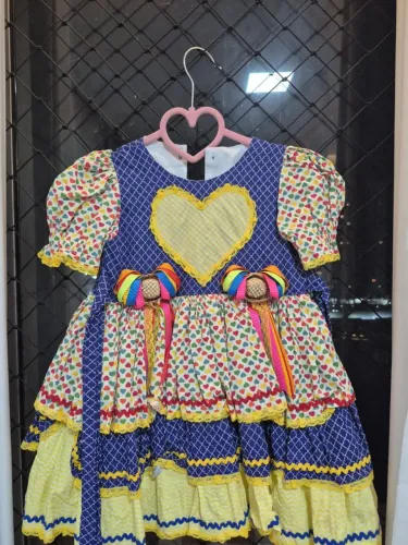 Vestido infantil festa junina
