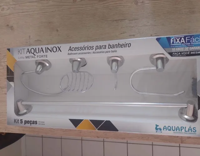 Kit AquaInox banheiro Aquaplás