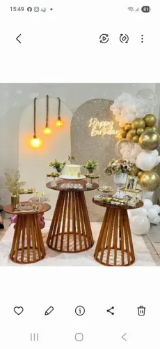 Decoração de festas e pegue e monte
