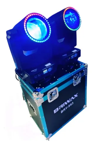 MOVING BEAM BRIWAX 14R BR-993 CASE COM 2 UNIDADES.