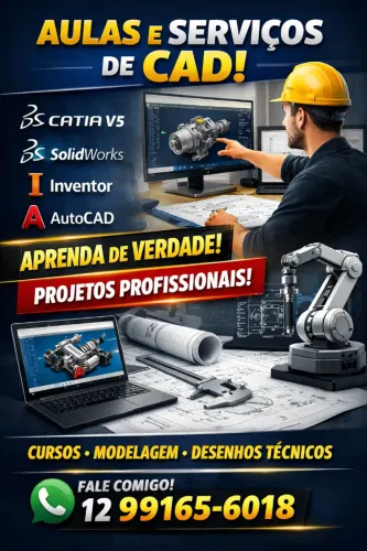 Aulas e Projetos de CAD