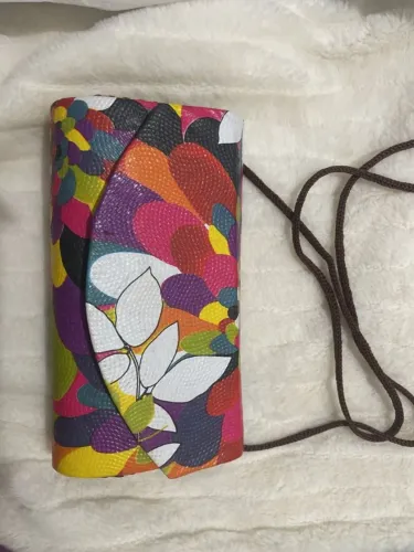 bolsa feminina estampada colorida