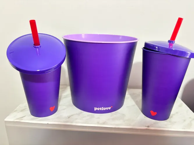 Kit pipoca com copo