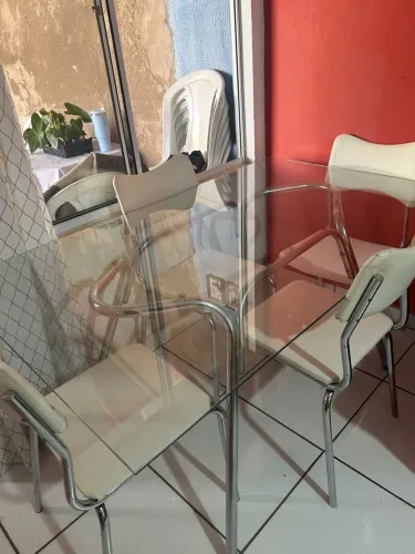 Mesa de jantar vídro