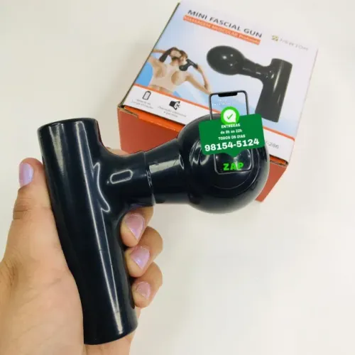 Mini Massageador Corporal Gun - Entrega das 9 até 22hrs