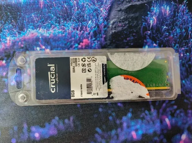 Memória RAM Crucial, 8GB, 3200MHz, DDR4, CL22 - CT8G4DFRA32A