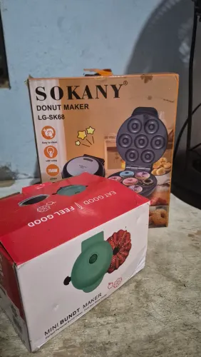 Maquina de mini donuts e bolo