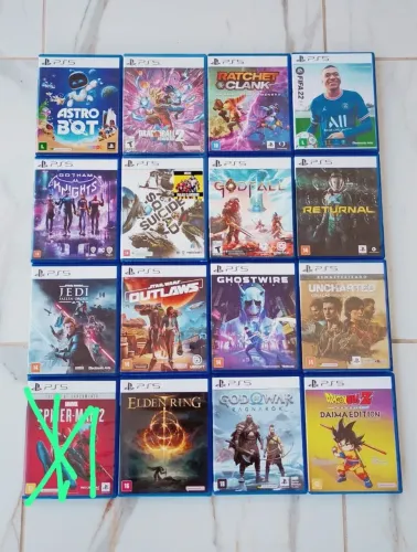JOGOS PLAYSTATION 5 VENDAS OU TROCAS A PARTIR DE 70