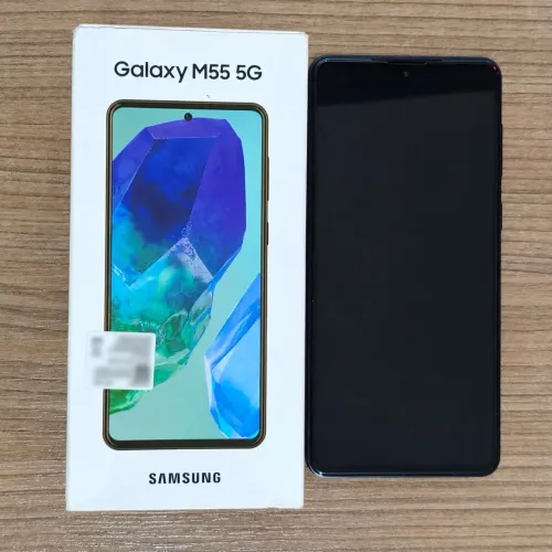Samsung Galaxy M55 5G 256GB Azul - Excelente Estado + Caixa