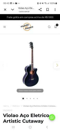 Violão Tagima aço elétrico 