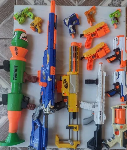 Kit coleção completa Nerf (12 unidades) / ganhe mais duas de brinde 
