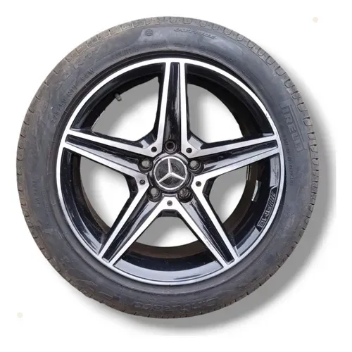 Roda Pneu Meia Vida Mercedes C200 2018 225/50/17 Preto