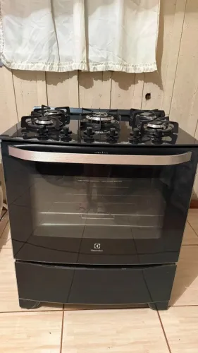 Fogão Electrolux 5 Bocas 76GS | Mesa de Vidro | Leia a descrição