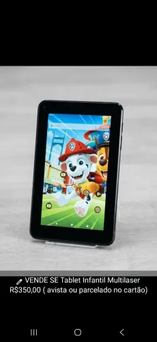 Vendo Tablet Infantil em perfeito estado