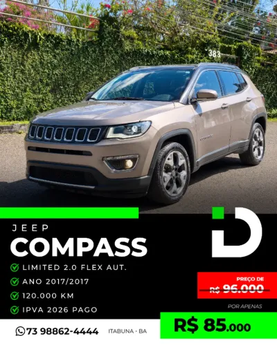 Jeep Compass Limited 2.0 4X2 Flex 16V Aut. 2017