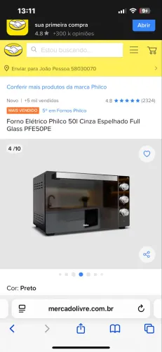 Vendo forno nunca usado
